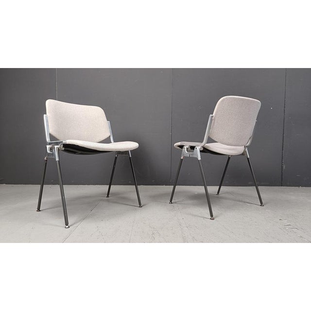 Castelli Vintage DSC 106 Side Chairs by Giancarlo Piretti for Castelli, 1970s, Set of 6 For Sale - Image 4 of 18