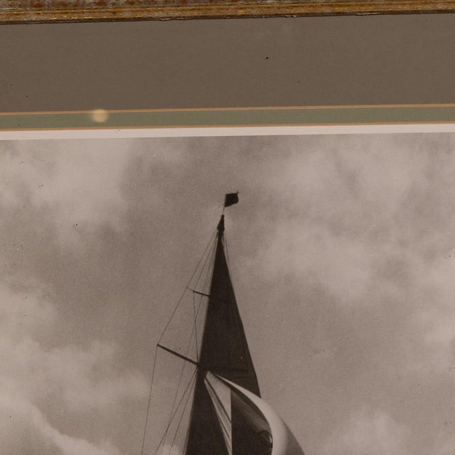 Beken of Cowes, Racing Yacht, Velsheda, 1934, Photographic Print, Framed For Sale - Image 7 of 15