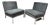 Florence Knoll Model 65 Mid-Century Modern Armless Slipper Lounge Chairs For Sale