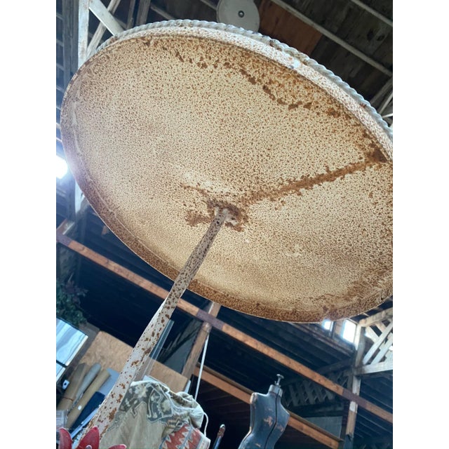 1980s Painted Métal Side Table For Sale - Image 10 of 13