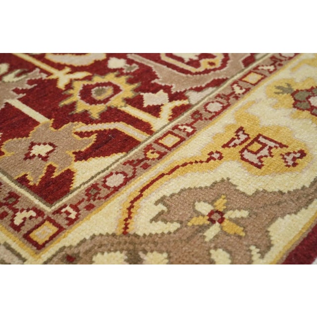 Oushak Rug 4'1'' X 6'1'' For Sale In New York - Image 6 of 10