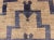 Mid 20th Century Square Mid-Century Modern Turkish Tulu With Tribal Pattern in Blue and Tan Rug For Sale In Atlanta - Image 6 of 13