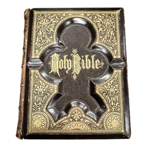 Holy Bible From 1883 With Illustrated History of the New & Old Testament