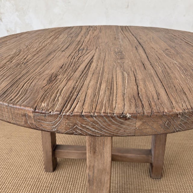Rustic Hana Dining Table Natural 42″ For Sale - Image 3 of 17