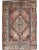 Salmon and Pink Vintage Turkish Oushak Rug With Tribal Medallion Design For Sale