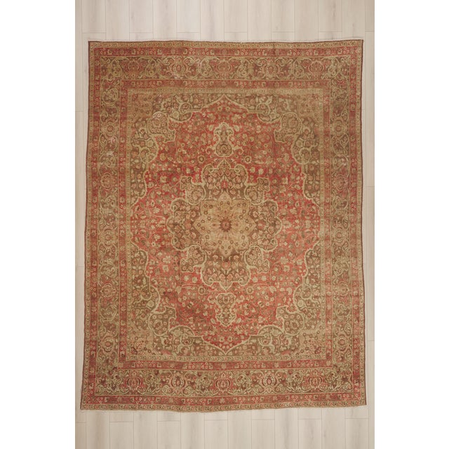 Haji Khalili Antique Persian Tabriz Rug, 09'00 X 12'00 For Sale - Image 10 of 10