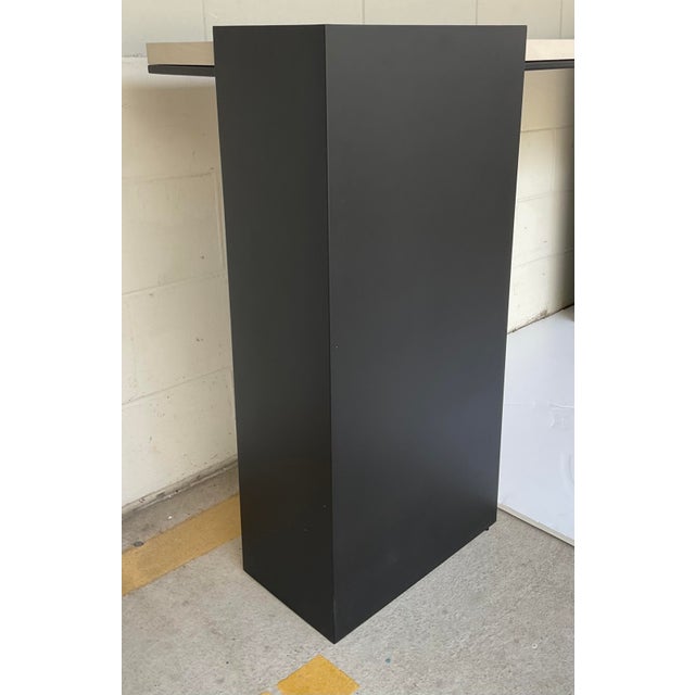 Wood Kara Mann for Baker Modern Wrap Console Table For Sale - Image 7 of 8