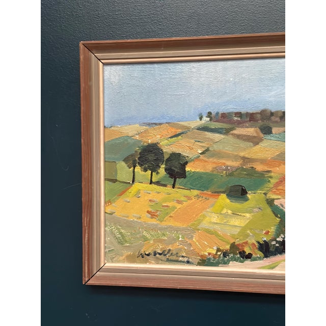 Mid-Century Modern Tage Gavik, Landscape, 1950s, Oil Painting on Panel, Framed For Sale - Image 3 of 18