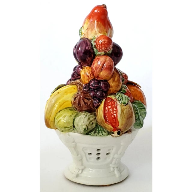 Farmhouse Topiary Trompe l'Oeil Fruit Lemons Grapes Bananas For Sale - Image 3 of 12