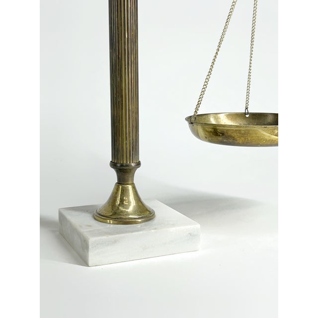 American Mid Century Scale of Justice For Sale - Image 3 of 7