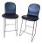 Authentic Cappellini Jasper Morrison Tate Soft Leather Stools – Luminaire Chicago (Pair) For Sale