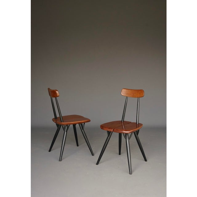 Pirkka Chairs by Ilmari Tapiovaara for Laukaan Puu, 1960s, Set of 2 For Sale - Image 9 of 11