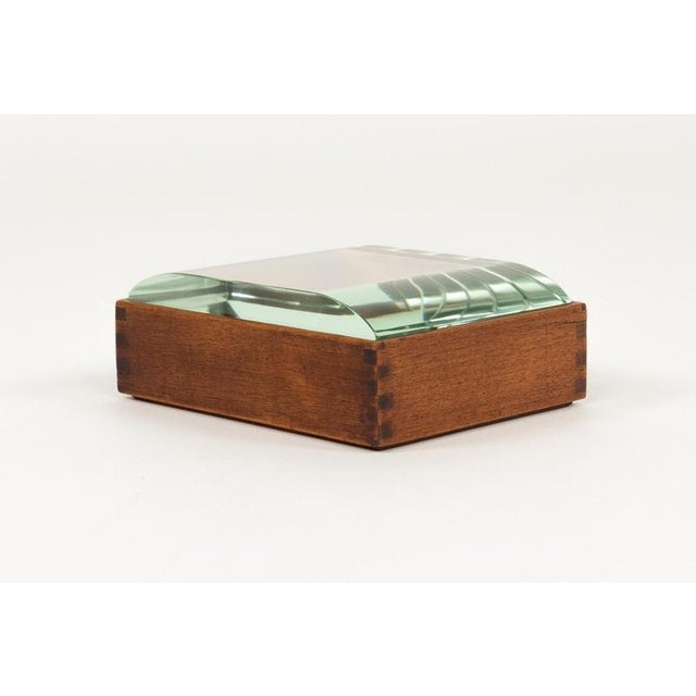 Mid-Century Box in Wood and Glass by Pietro Chiesa, Italy, 1950s For Sale - Image 10 of 16
