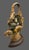 Antique Cast Iron Yellow Flower Basket Doorstop For Sale - Image 6 of 8