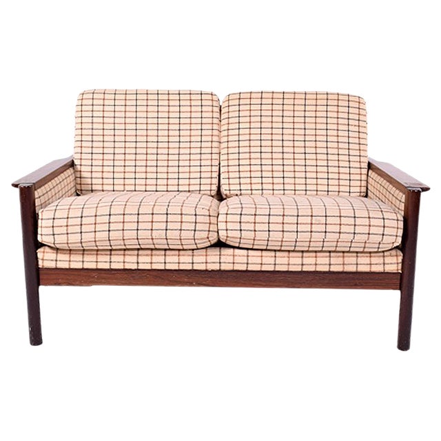 Danish Rosewood Two-Seater Sofa, 1950s For Sale