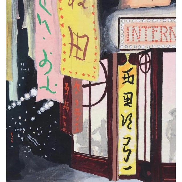 French School Artist, International Bar, 20th Century, Mixed Media For Sale - Image 11 of 13