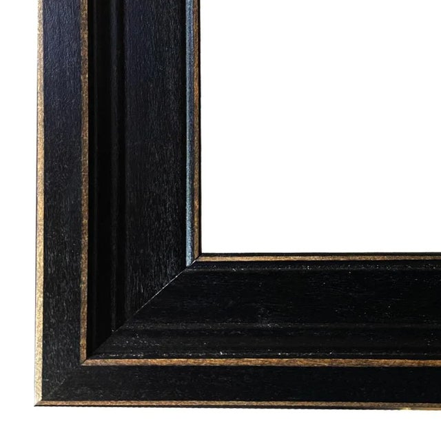 Accurate reproduction print of the original oil painting by Franco-German painter Jean Lulves (1833-1889), framed in a...