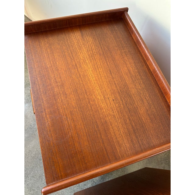 1960s Borge Mogensen for Povl Dinesen Mid Century Pair of Nightstands For Sale - Image 11 of 18