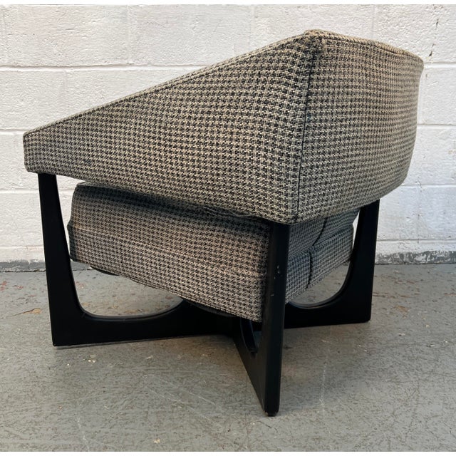 Mid 20th Century Adrian Pearsall for Craft Associates X-Base Lounge Chair, Attributed For Sale - Image 10 of 16