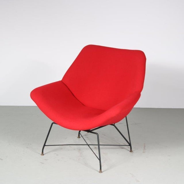 Kosmos Chair by Augusto Bozzi for Saporiti, Italy, 1950s For Sale - Image 3 of 14
