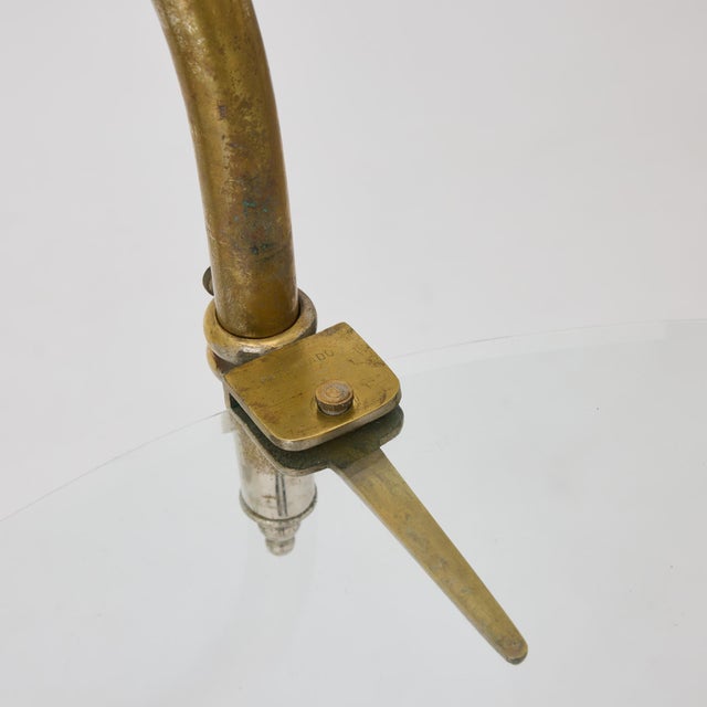 Vintage Art Nouveau Metal and Glass Patisserie Display Shelf, 1930s For Sale - Image 14 of 18