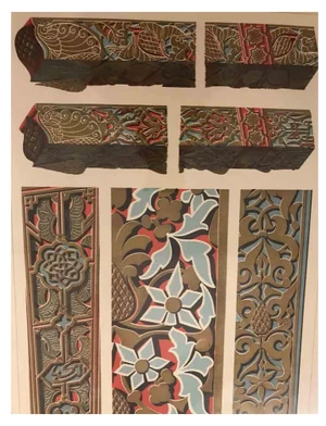 A. Alessio, Decorative Objects, Chromolithograph, Early 20th Century