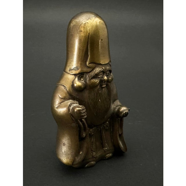 19th Century Fukurokuju Statue For Sale - Image 4 of 5