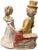 Mid Century Polychrome Chalkware Figurine of Romantic Couple in 18th Century Attire For Sale - Image 3 of 6