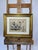 Richard Hohly, Earth Maidens, Ca. 1960, ink and charcoal on paper. Presented in an antique gold gilt frame with mat and...