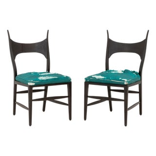 Pair of Edward Wormley for Dunbar "Antler" Chairs For Sale