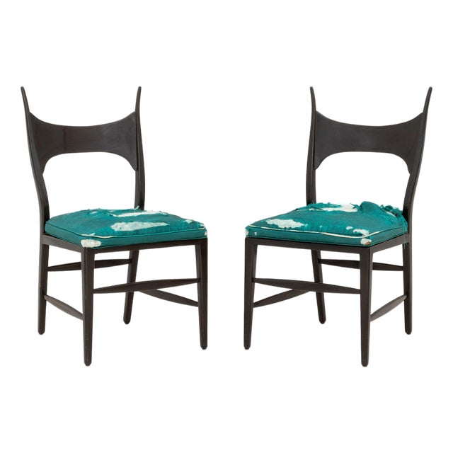 Pair of Edward Wormley for Dunbar "Antler" Chairs For Sale