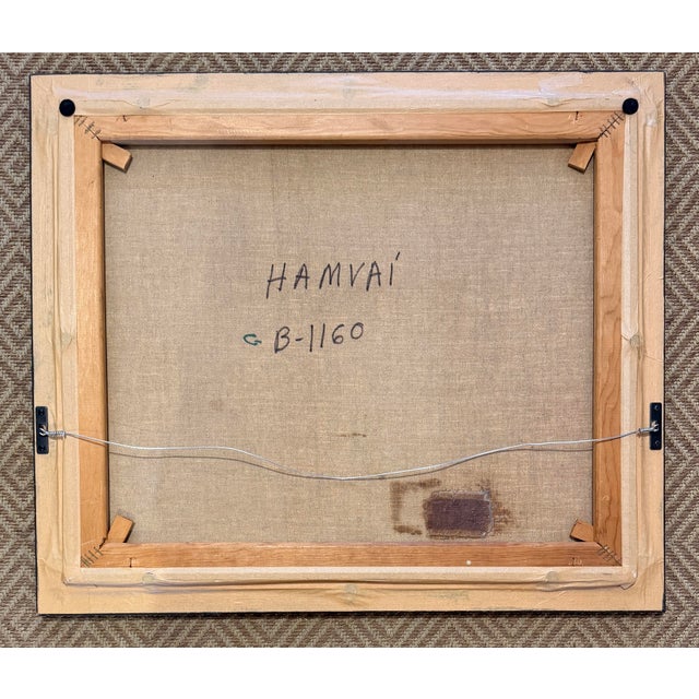 Mid 20th Century Trompe L’oeil Style Painting of a Library Scene - Signed For Sale - Image 4 of 4