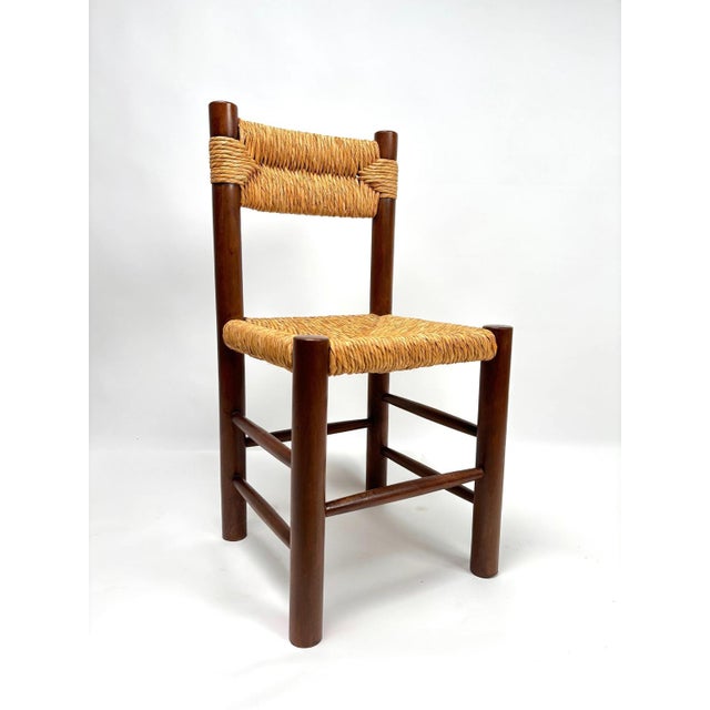 Vintage French Dining Chairs by Charlotte Perriand, 1960s, Set of 4 For Sale - Image 6 of 11