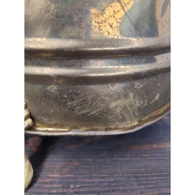 Late 20th Century Ornate Footed Brass Scuttle Cachepot For Sale - Image 10 of 12