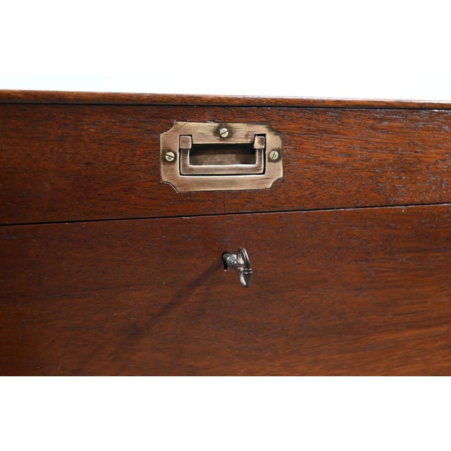 Wood Late 19th Century Teak Trunk For Sale - Image 7 of 18