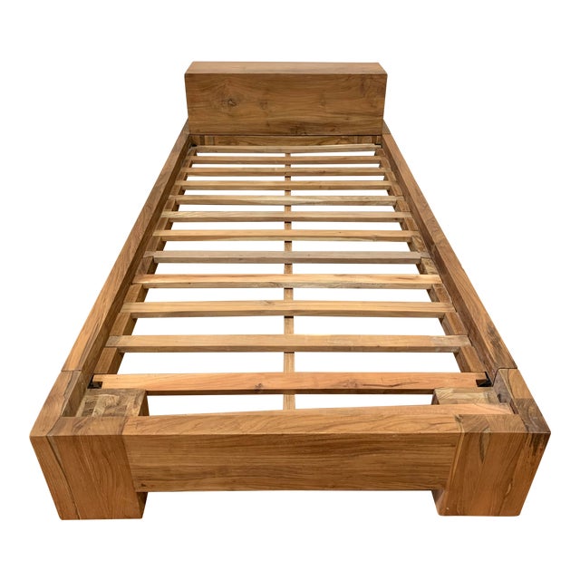 Twin Size Solid Wood Bed Frame Chairish