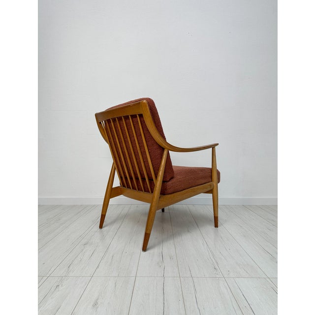 1950s Vintage Danish FD 145 Armchair in Oak by Peter Hvidt & Orla Mølgaard ​​nielsen, 1950s For Sale - Image 5 of 10