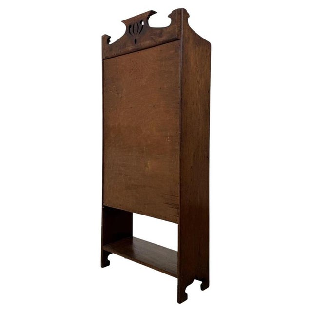 20th Century Arts and Crafts Oak Bureau, 1890s For Sale - Image 9 of 13