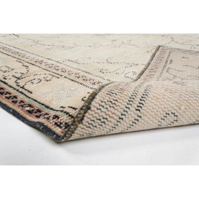 Vintage Anatolian Floral Carpet For Sale - Image 4 of 9