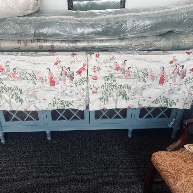 2020s FSchumacher Chinoiserie Valance For Sale - Image 5 of 5