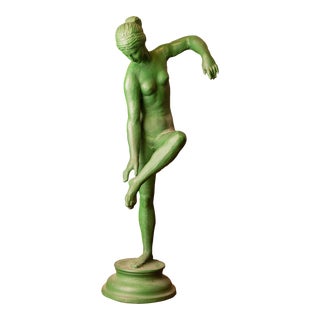 Early 20th Century Antique Italian Venus Bronze Sculpture For Sale