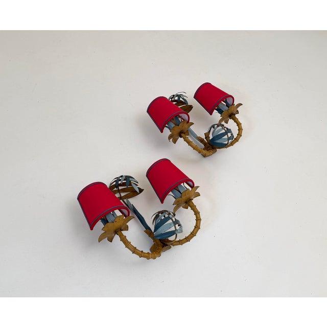 Vintage French Sconces, 1930s, Set of 2, in Very Good conditions. Designed 1920 to 1949 European Plug (up to 250V).The...