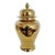 Vintage Asian Metallic Gold Ginger Jar For Sale