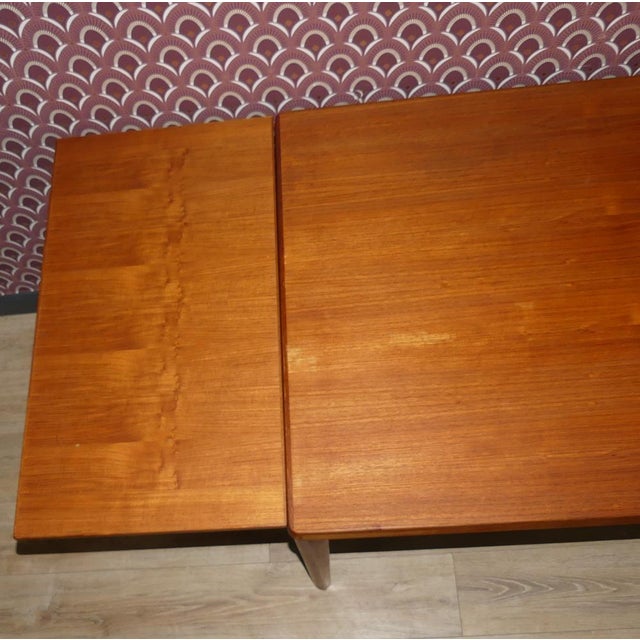 Teak Extendable Dining Table by Henning Kjaernulf for Vejle Stole & Møbelfabrik For Sale - Image 13 of 18