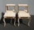 Vintage French Provincial Off White & Gold 2 Tier End Tables - a Pair For Sale - Image 4 of 12