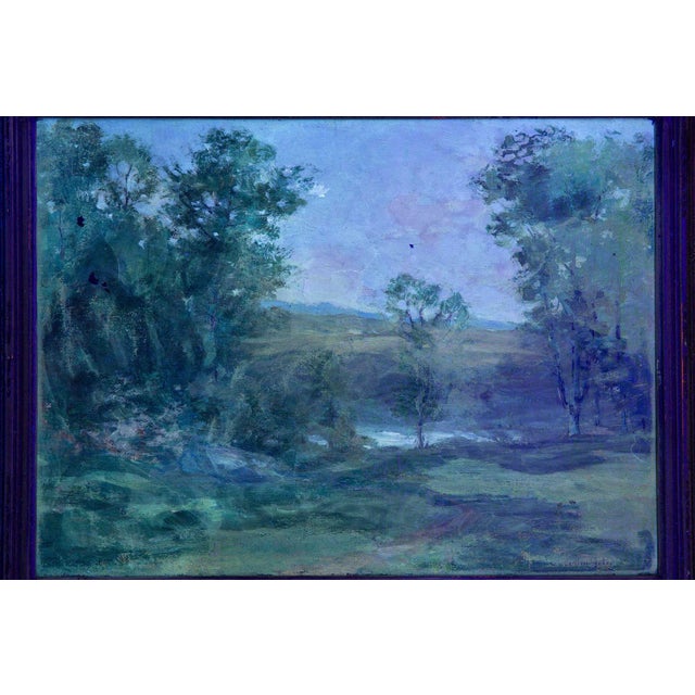 American Tonalist Impressionist Painting “Midsummer” by Cullen Yates For Sale - Image 14 of 18