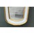 Vintage Gold Tipped White Lacquer Mirrors - Set of Two For Sale - Image 4 of 12
