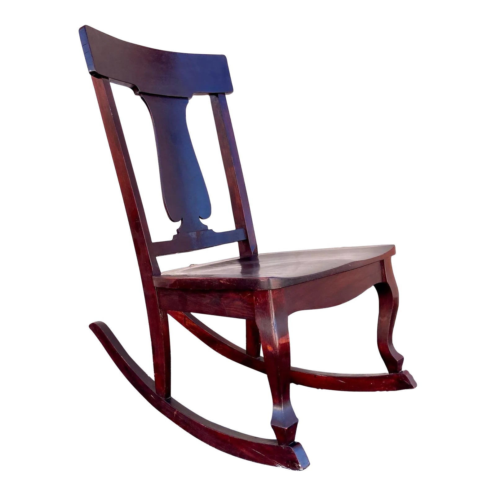 Vintage Queen Anne Style Youth Rocker by Wisconsin Chair Company Chairish