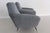 Set of Italian Armchairs in Blue Grey Velvet, 1950s For Sale - Image 11 of 18