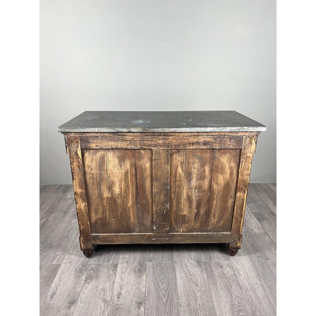 19th Century Empire-Style Mahogany Chest of Drawers For Sale - Image 12 of 13